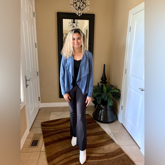 LN KUT FROM THE KLOTH JACKET. FEELS LIKE SUEDE BUT MACHINE WASH  & DRY. DARLING - Picture 2 of 10